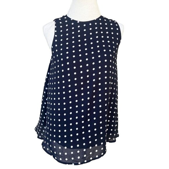 Philosophy Apparel Womens Printed Keyhole Swing Sleeveless Blouse Size S - Picture 15 of 16